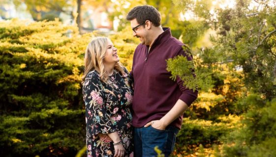 Jaclyn and Mason, Natural Light Summer Fort Wayne Indiana Lakeside Park and Rose Garden Engagement Couples Session by Danielle Doepke, photographer located in Fort Wayne, Indiana