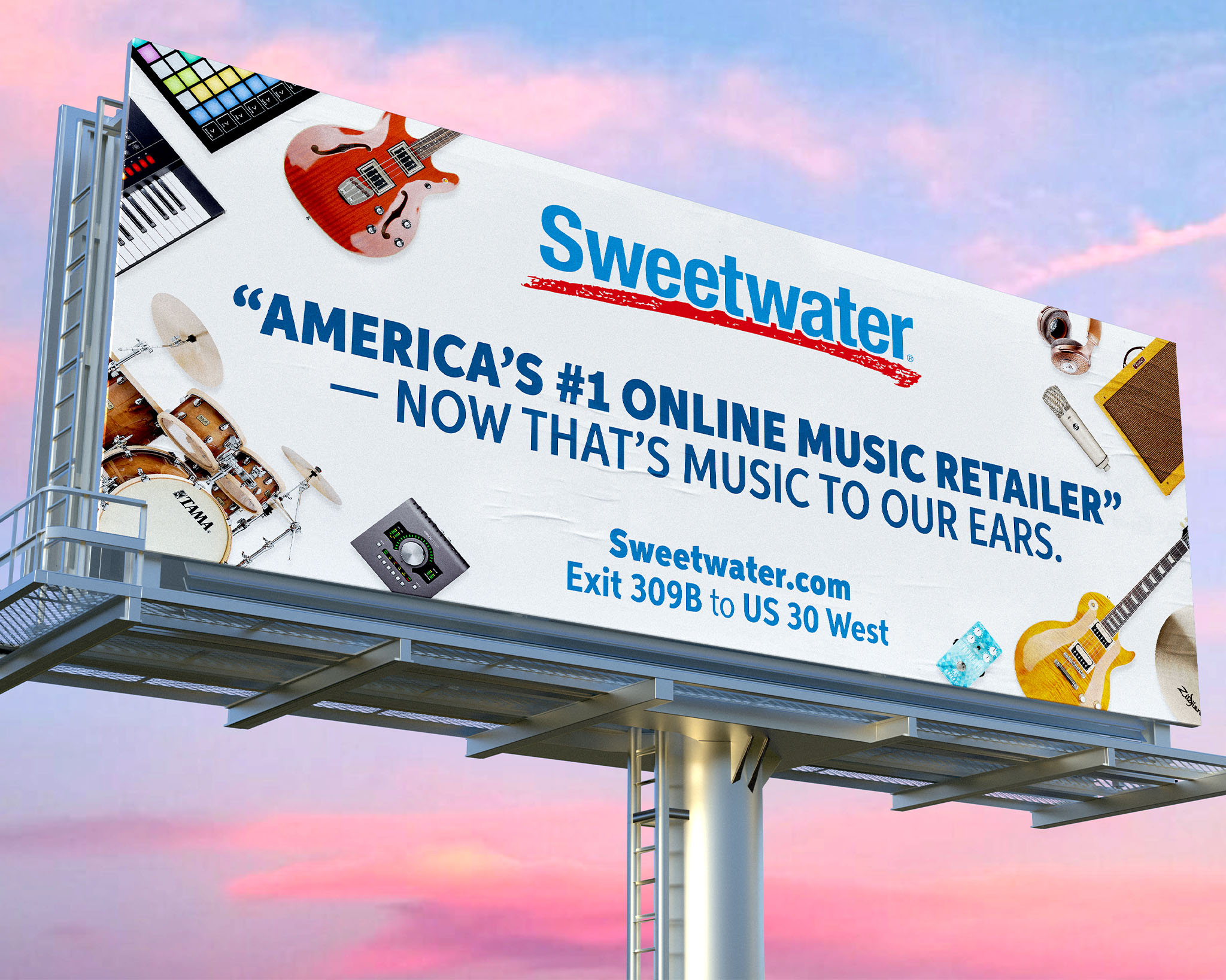 Danielle Doepke Design Portfolio - Sweetwater Project, Billboard Concepts