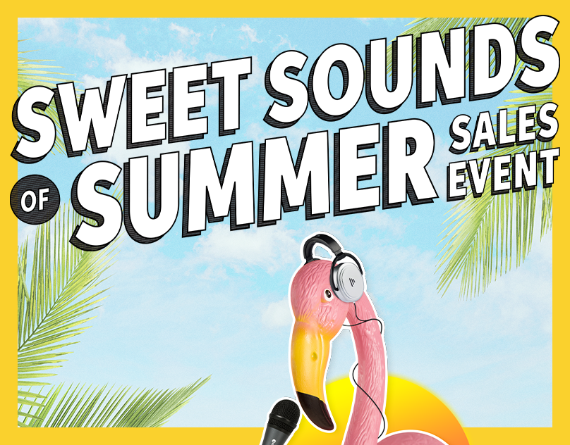 Danielle Doepke Design Portfolio - Sweetwater Project, Sweet Sounds of Summer Sales Promotion - August 2021
