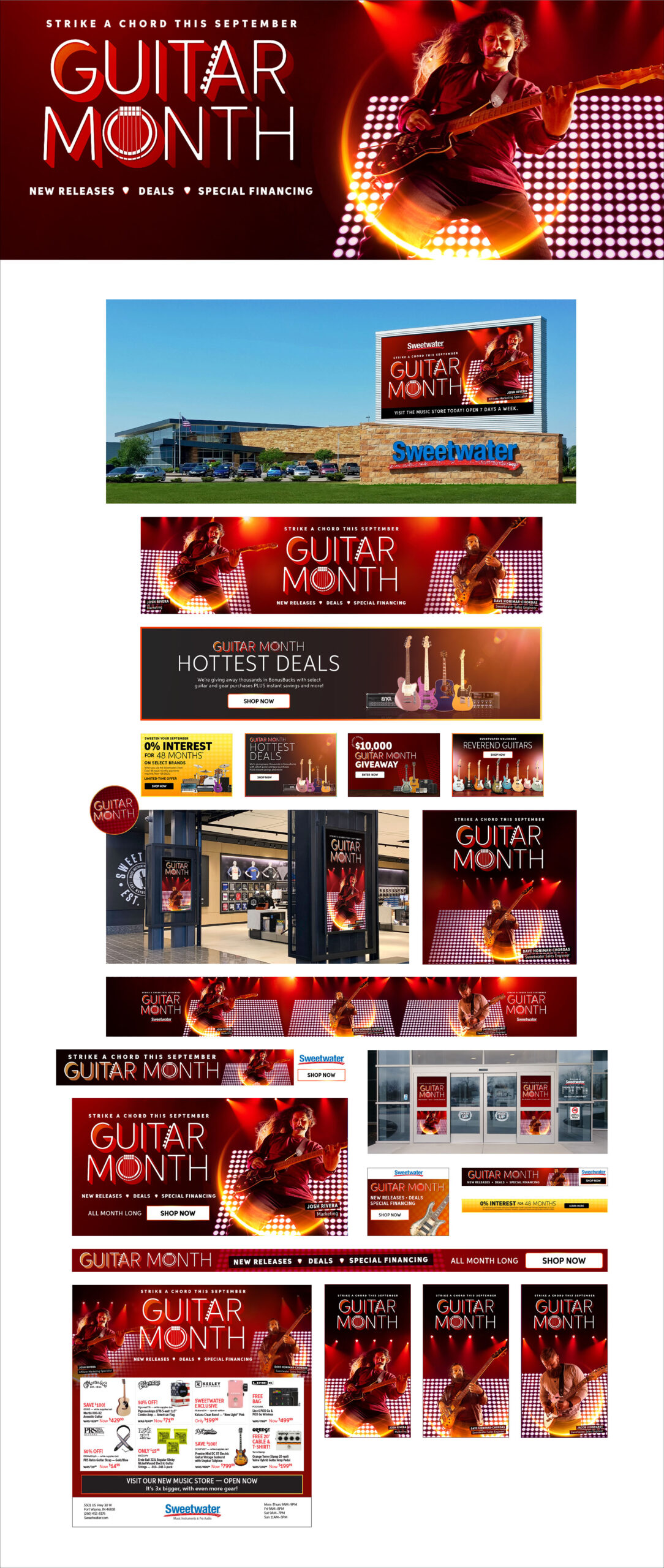 Danielle Doepke Design Portfolio - Sweetwater Project, Guitar Month Sales Promotion - September 2021 Danielle Doepke Design Portfolio - Sweetwater Project, Guitar Month Sales Promotion - September 2021