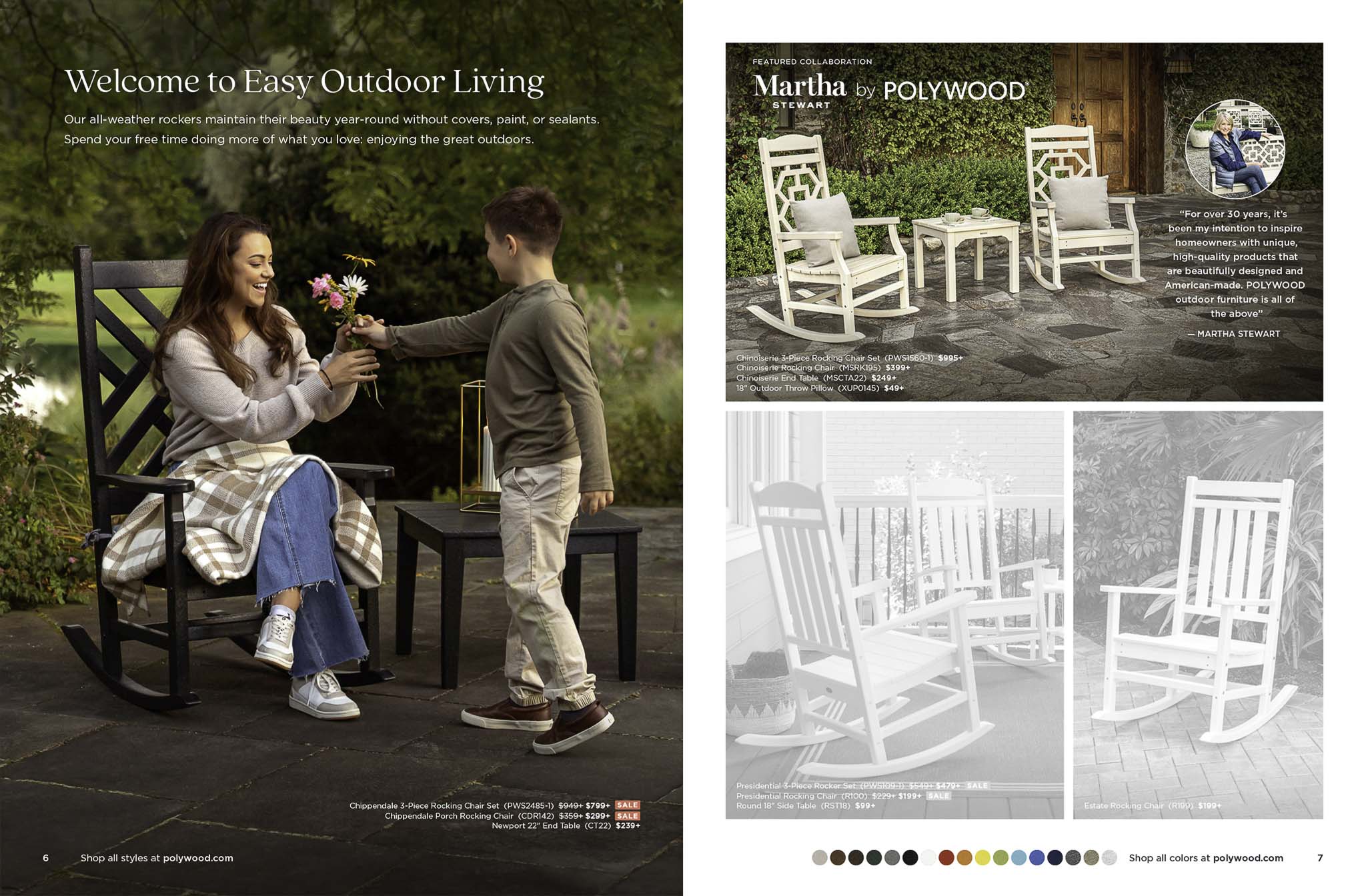 POLYWOOD Outdoor Furniture 2025 Catalog Spreads and Features, Photography and Imagery by Danielle Doepke, Fort Wayne, IN Photographer.