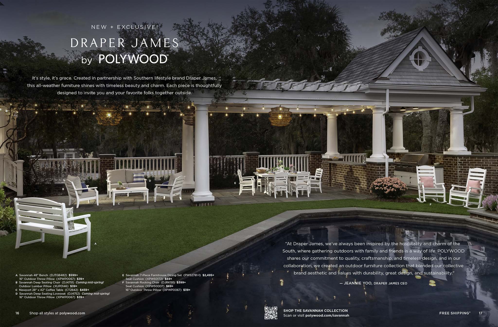 POLYWOOD Outdoor Furniture 2025 Catalog Spreads and Features, Photography and Imagery by Danielle Doepke, Fort Wayne, IN Photographer.