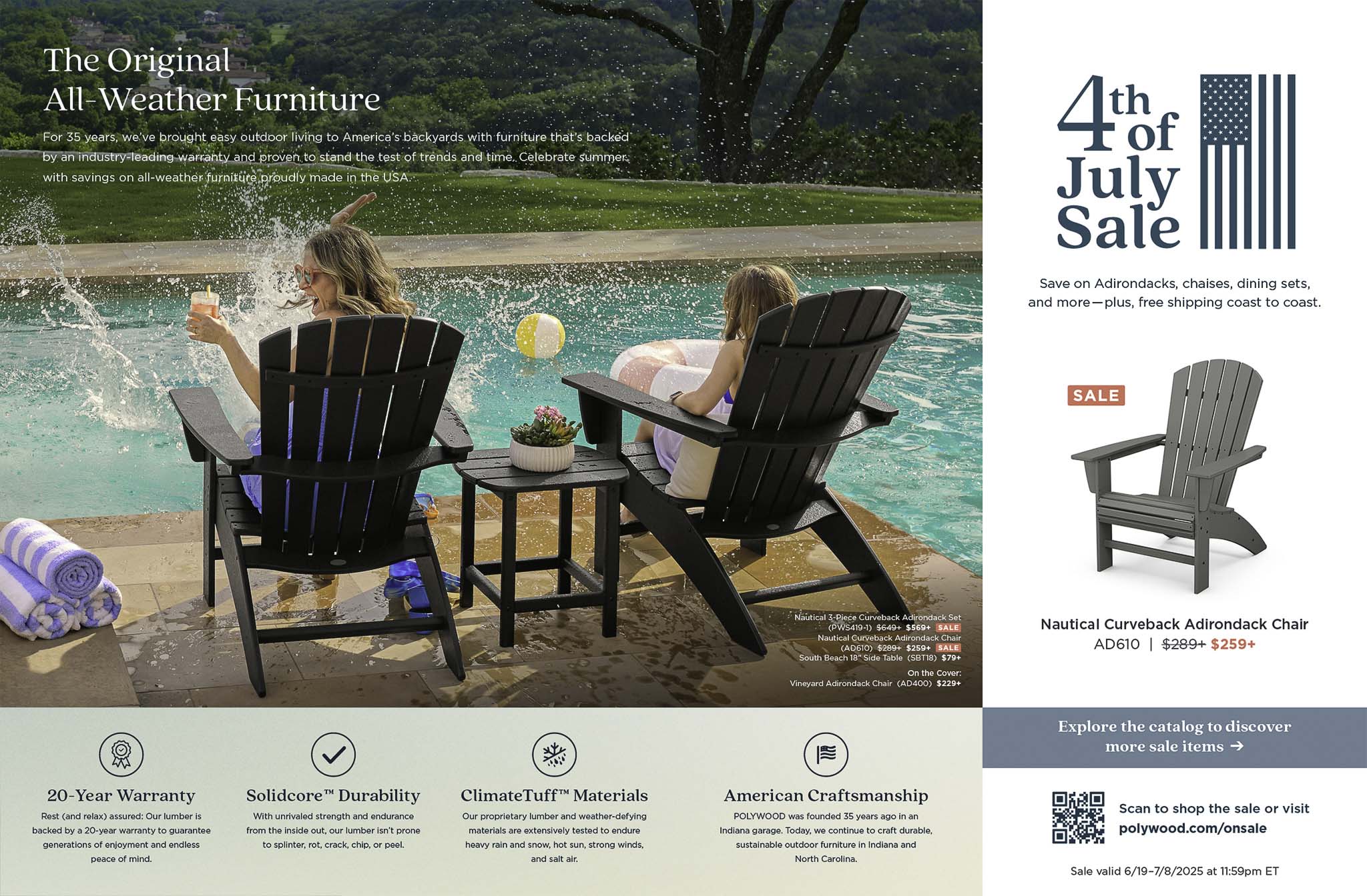 POLYWOOD Outdoor Furniture 2025 Catalog Spreads and Features, Photography and Imagery by Danielle Doepke, Fort Wayne, IN Photographer.