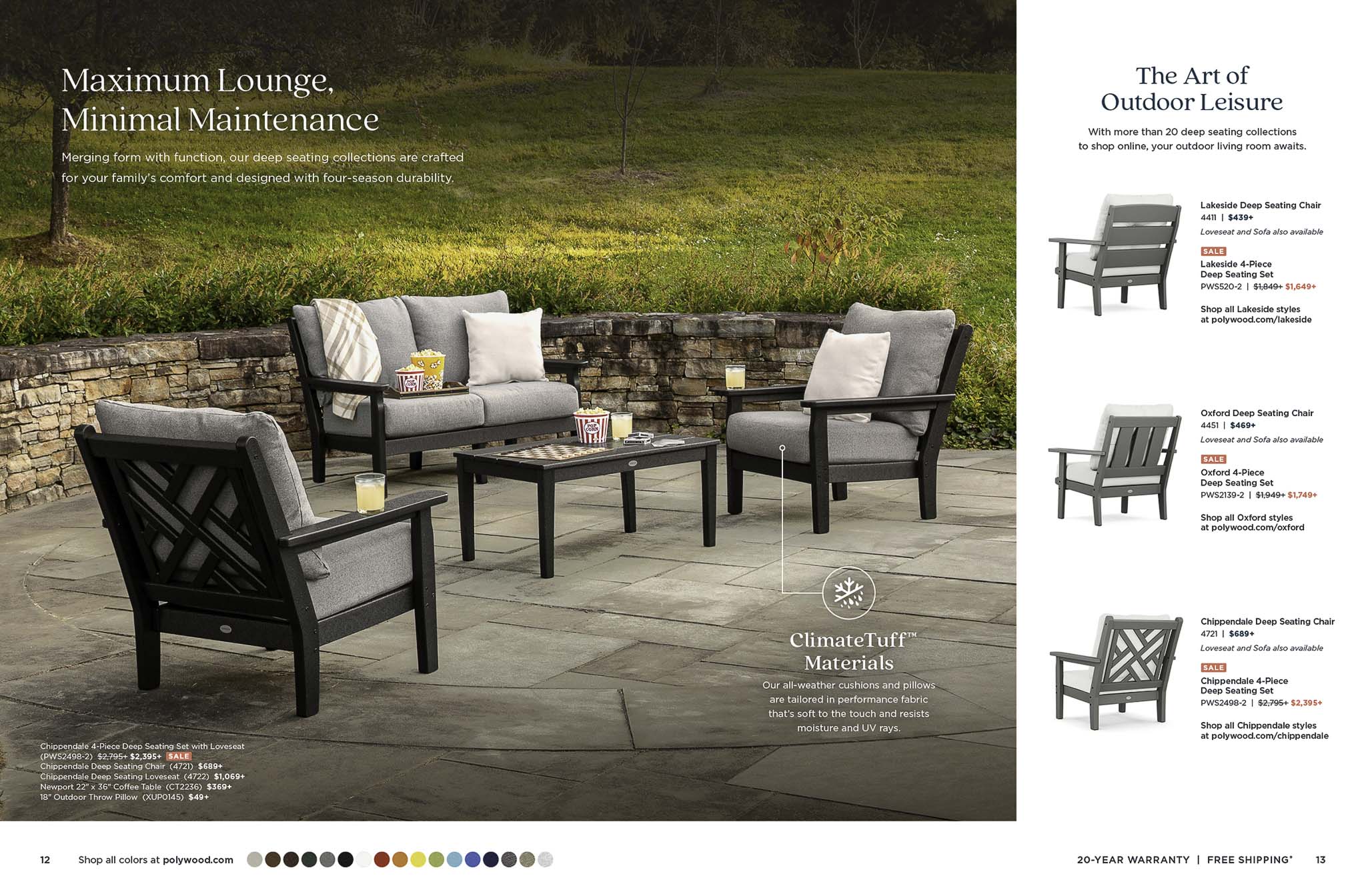 POLYWOOD Outdoor Furniture 2025 Catalog Spreads and Features, Photography and Imagery by Danielle Doepke, Fort Wayne, IN Photographer.