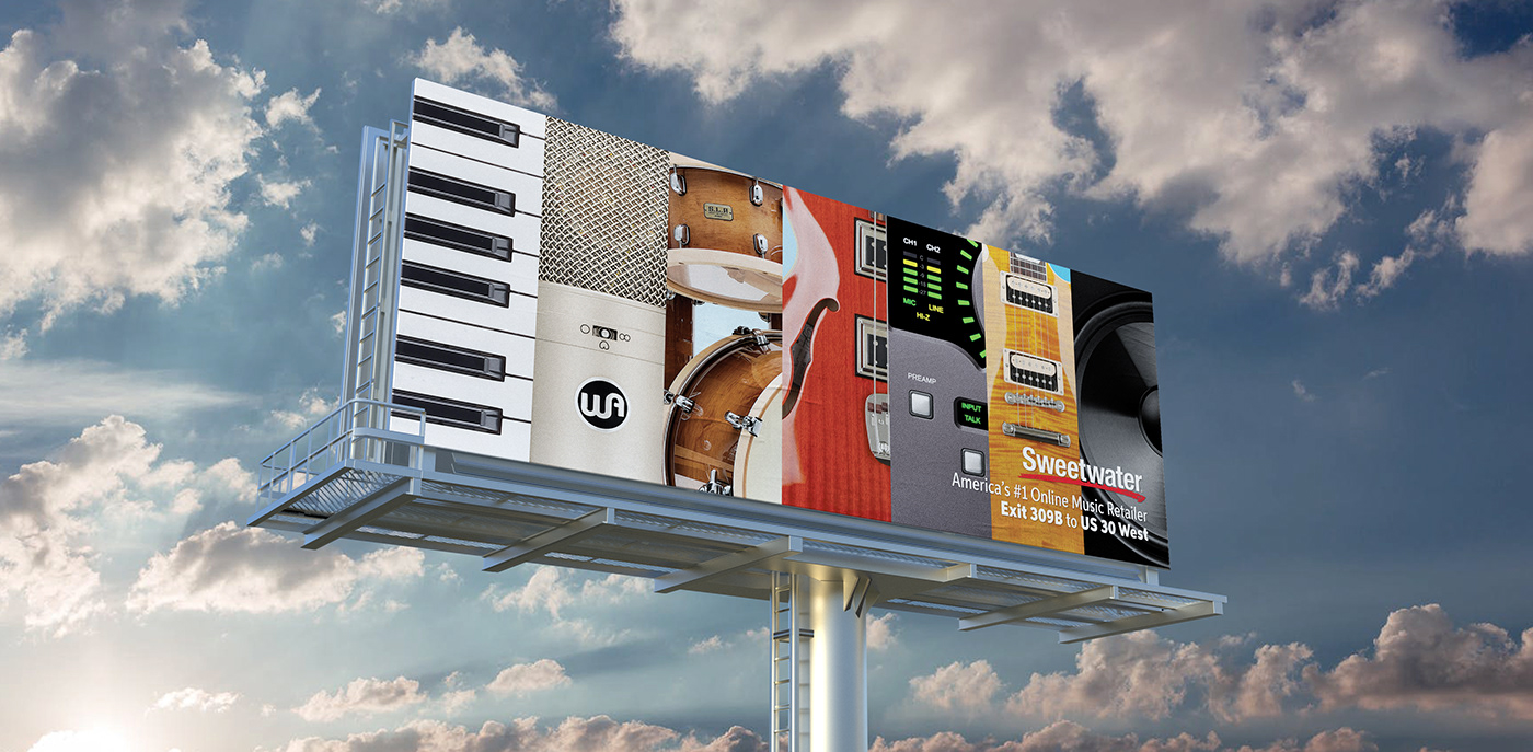 Danielle Doepke Design Portfolio - Sweetwater Project, Billboard Concepts - Spring 2021
