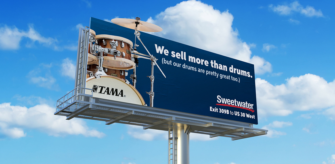 Danielle Doepke Design Portfolio - Sweetwater Project, Billboard Concepts - Spring 2021