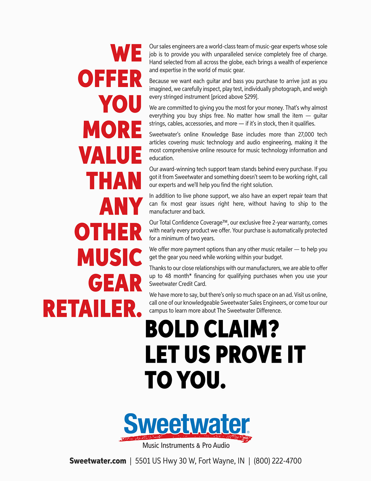 Danielle Doepke Design Portfolio - Sweetwater Project, Print Ad Concepts - Spring 2021