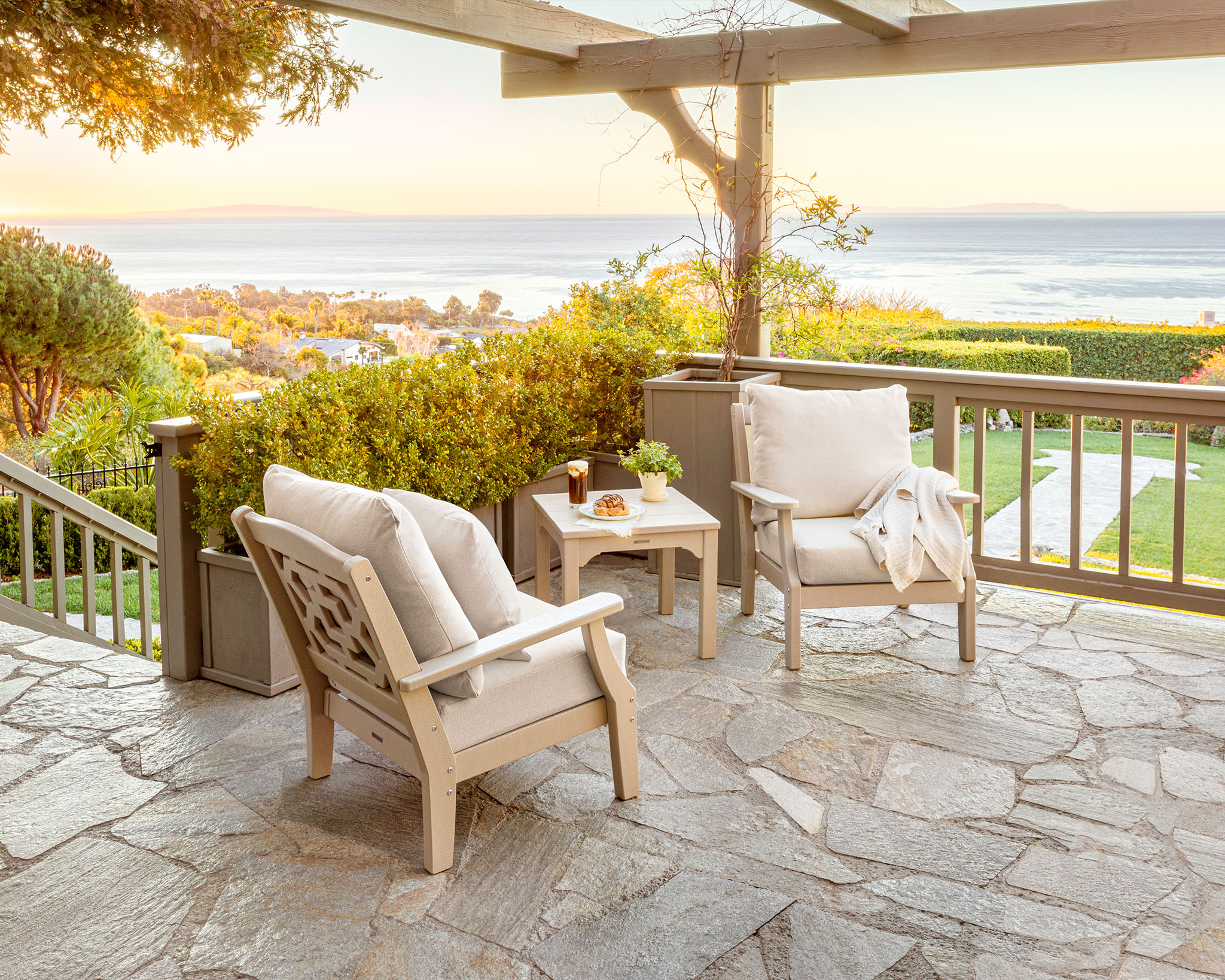 Martha Stewart x POLYWOOD Chinoiserie Collection, Lifestyle photography by Danielle Doepke