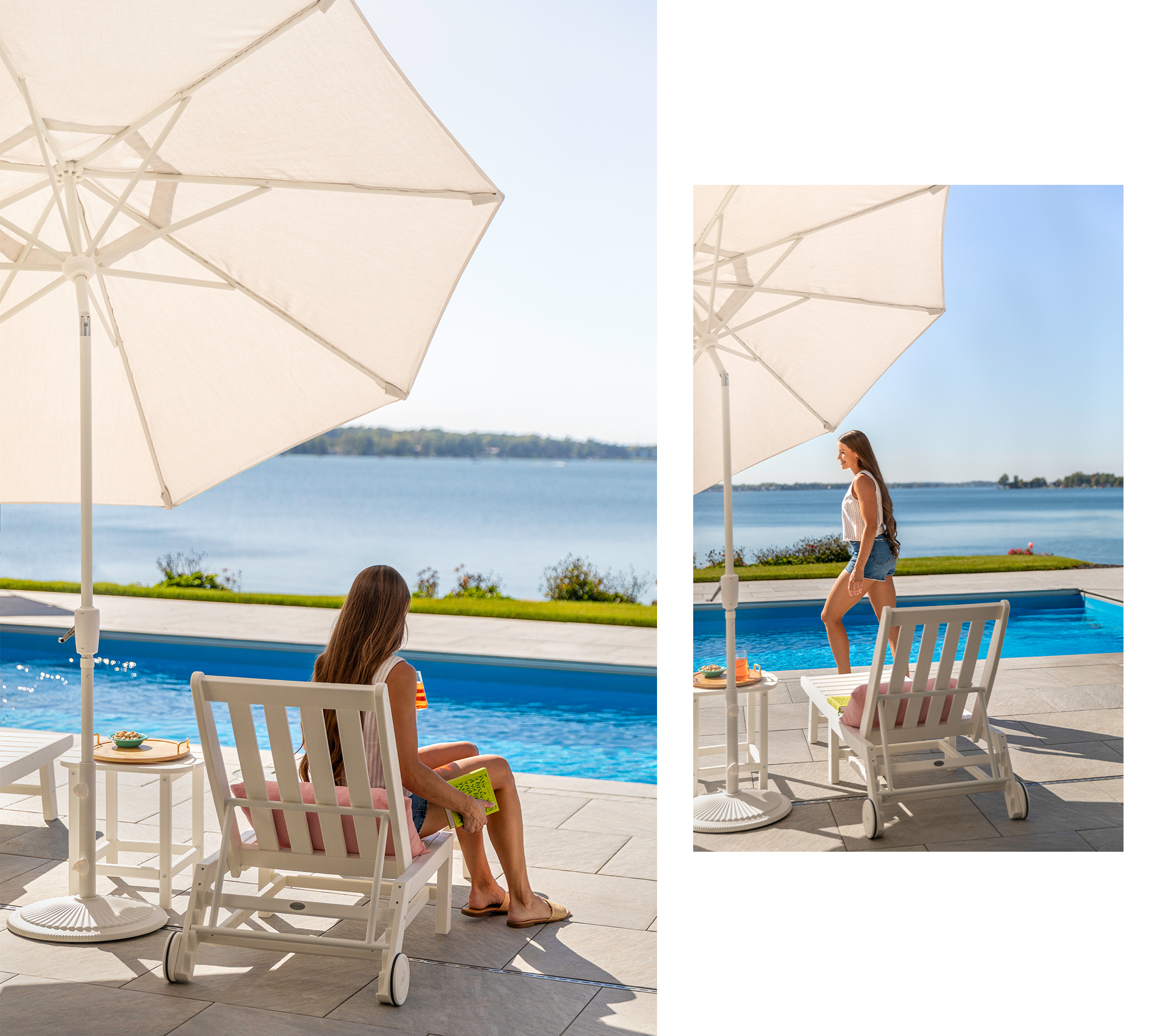 POLYWOOD Outdoor Furniture Bar Cart Product Launch Lifestyle Photography by Danielle Doepke